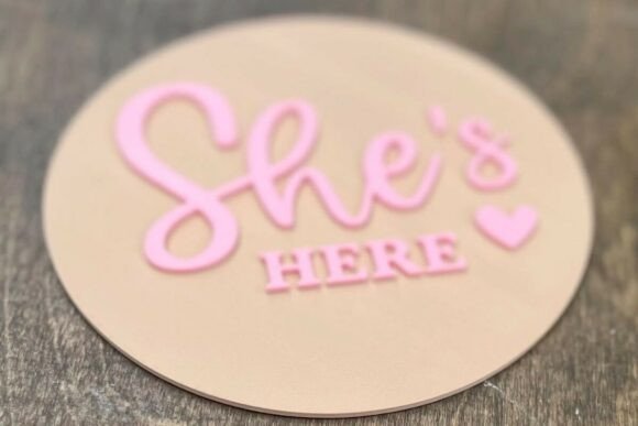 3D Baby Announcement Plaque STL: A Personalized Way to Celebrate New Life