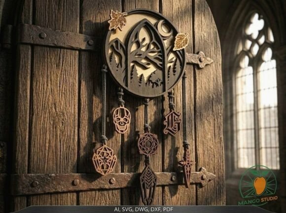 3D Gothic Forest Dreamcatcher Laser File: A Technical Evaluation for Makers