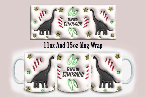 3d Inflated RAWR Dinosaur Mug Design: A Practical Guide for Creators and Print-on-Demand Professionals