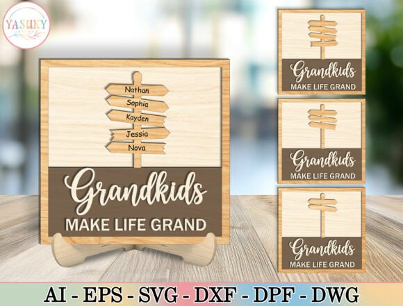 Creating Lasting Memories with a Personalized Grandkids Sign Laser Cut