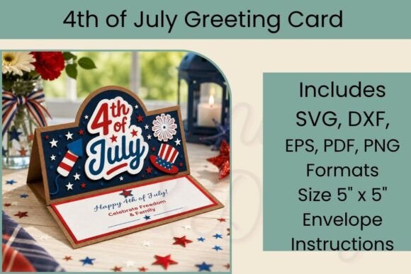 Evaluating the 4th of July 3D SVG Card for Patriotic Paper Crafts