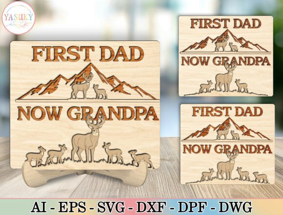 Evaluating the Grandpa Gift Laser Cut File for Personalized Family Decor