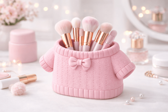 Knitted Sweater Makeup Brush Holder STL: A Practical Design Evaluation