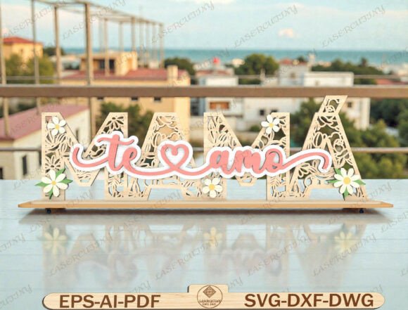 Mamá Te Amo Floral SVG Sign: A Strategic Asset for Creators and Small Businesses