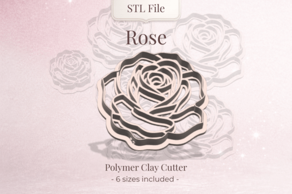 Mastering Polymer Clay Art with the Rose Flower Clay Cutter STL