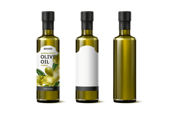 Mastering the Bottle Olive Oil with and Without Label for Authentic Mediterranean Branding