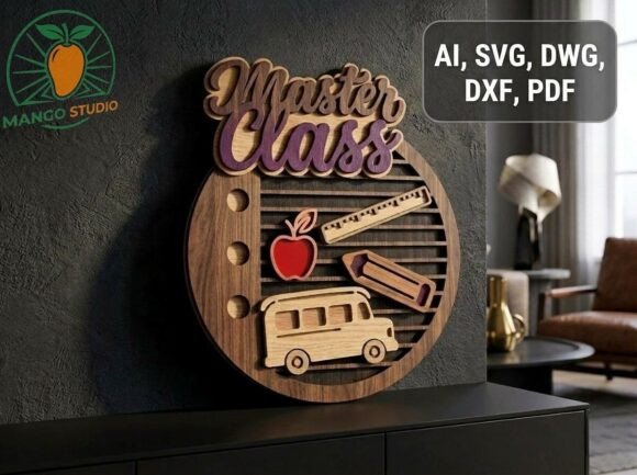 Multi-layer MasterClass Laser Cut Design