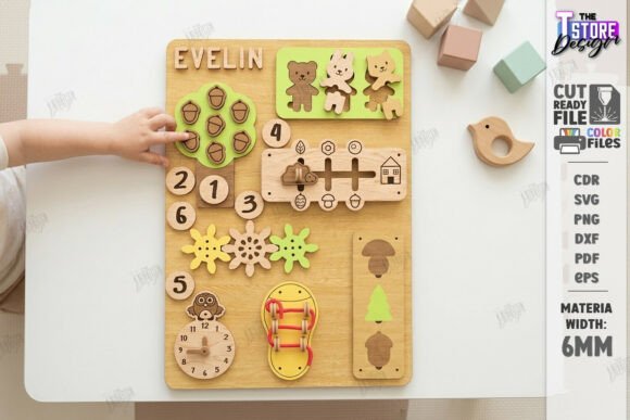 Personalized Busy Board Laser Cut CNC: A Hands-On Guide to Custom Sensory Play