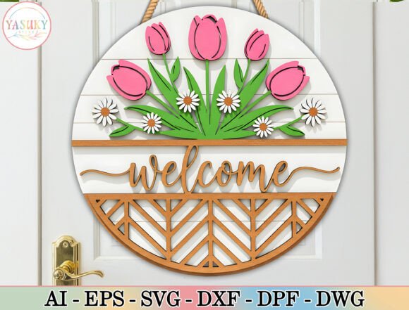 Spring Welcome Door Hanger SVG: A Practical Design Asset for Creators