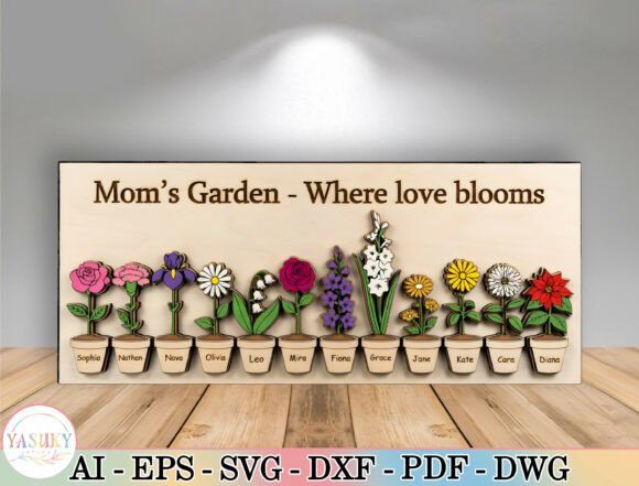 Strategic Value of the Mom’s Garden Sign Laser Cut File SVG for Creators and Businesses