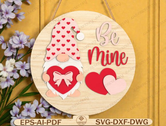 Valentine Gnome Door Hanger Laser Cut: A Digital Guide for Creators